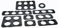 Decorative Large Escutcheon Bezel Frame Plate. Openings  2-1/4" OD and 1-1/8" ID For 12V Plug Sockets #RNG