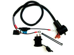 Tight Install Motorcycle Marine Lighter 12V Accessory Socket Outlet 30" Harness CS/whrn30-RB