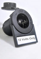 Waterproof 12V Plug Socket & Fuse Holder w/Fuse 15A Surface mount  #csr/cfss15/lbl