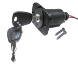 Replacement Key Switch SPST With Waterproof Panel Mount 12V 24V Power Alarm Ignition Engine #SWK3
