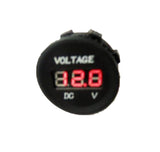 Three 12 Volt Battery Bank Voltmeter Monitor Measures Low Charge State & Alarms #3cvmr/3BA7A1F/Hplt/4sq/3ahrn60