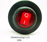 12V Battery Bank Voltmeter Monitor RV Marine House Starting Wired + Switch Red - 12-vtechnology