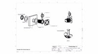 3x Marine Grade Cigarette Lighter Socket  Panel Mount Outlet 12V DC Motorcycle - 12-vtechnology