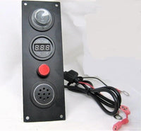 Low Battery Voltage Monitor 12 Volt Bank Detector Discharge Voltmeter Alarm w/ Mute - 12-vtechnology