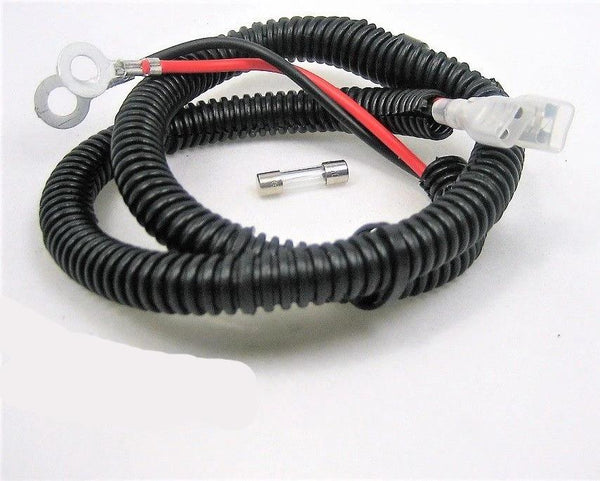 Motorcycle Fused 10A Wire Cable Harness w/ Terminals 12 Volt Plug Sockets USB 60 cm - 12-vtechnology