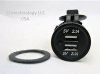 Fast Intelligent Waterproof W/ Boot Powerful 4.2 Amp USB Charger Plug Socket 12V - 12-vtechnology
