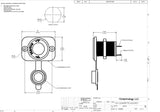 Motorcycle Accessory Lighter Socket Outlet Plug 12V w/ Boot Marine Grade - 12-vtechnology