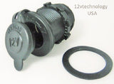 10X Ten Accessory Lighter Plug Socket Waterproof 12V Power Outlet Panel Marine - 12-vtechnology