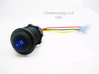 3.1 Amp USB Charger + Voltmeter + 12V LED Socket + Switch Panel Outlet Wires - 12-vtechnology