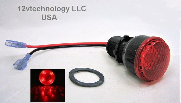 Waterproof 12 Volt Ultra Loud Buzzer 115 db Tonal Alarm w/ Flashing LE –  12vtechnology LLC