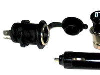 Motorcycle 12V Cigarette Lighter Plug & Socket  Outlet Handlebars 7/8 to 1-1/4" - 12-vtechnology