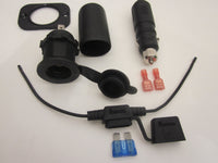 Marine Motorcycle Accessory Socket Power Outlet 12 V Locking Plug, Inline Fuse - 12-vtechnology