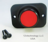 Push Button Momentary Round Switch SPST NO/NC Panel Socket Mount Dash 12 Volt Hor - 12-vtechnology