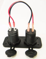 High Power Dual 4.2A USB Charger / Plug Socket Panel Marine 12V Outlet w Harness ycn8/cr/cwa/tplt/4sq/b30#