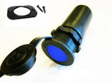Accessory Lighter socket outlet 12 Volt Marine w/ Blue LED - 12-vtechnology