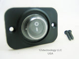 DPDT Waterproof Rocker Switch Sealed 12V Round Toggle Double Pole Double Throw - 12-vtechnology
