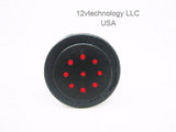 Warning Alarm w/ LED Loud Piezoelectric Tone Signal 12 Volt Fits Mallory Sonalert - 12-vtechnology