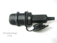 Appliance Heavy Duty 12 volt 20 amp Accessory Lighter Rugged Fused Plug w/ Skirt - 12-vtechnology