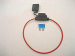 In-line Inline Fuse Holder ATC/ATO  Motorcycle Waterproof 16 AWG Marine Grade. - 12-vtechnology