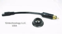 BMW Hella Powerlet Plug to SAE Battery Tender Charging Cable Adapter Converter - 12-vtechnology