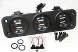 Red LED USB 9.3 Amp Output Charging Station Panel Plug Mount Marine 12V Outlet - 12-vtechnology