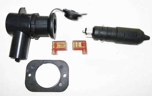 QualityTight Installation Lighter Accessory Socket w/ Locking Plug Marine 12V - 12-vtechnology