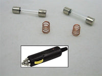 Universal 2X Replacement Spare Springs Fuse Accessory Lighter Style 12 Volt Plug - 12-vtechnology