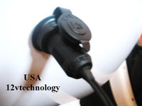Waterproof Lighter Power Socket Locking Plug, Boot 12 Volt Marine Motorcycle Sr+#/LPLG/PBA