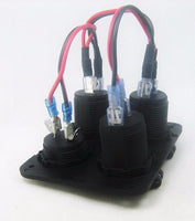 High Power 4.2 A USB Charger + Voltmeter +12 Volt Socket  Lighter Plug + Wire - 12-vtechnology