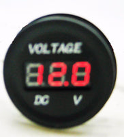 12V Double Battery Bank Dash Voltmeter Monitor RV Marine House Starting w/ Wires - 12-vtechnology