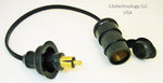 Fits BMW Powerlet Hella Plug Converter Adapter 12 Volt Socket Motorcycle Lighter - 12-vtechnology