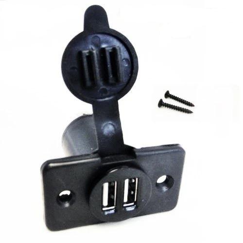 Dual USB Charger Socket 12 Volt  Power Outlet For iPhones  Marine  Accessories - 12-vtechnology