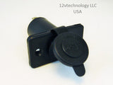 Dual USB Charger Socket 12 Volt Plug Jack Panel Mount Boat Car Plug Outlet - 12-vtechnology