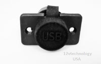 USB Charger Socket 12 Volt Power Outlet For iPhones GPS Marine Accessories - 12-vtechnology