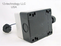 Waterproof Junction Box Case & Two 2-Pin or 4-Pin Wire Connector Marine 12V Plug Socket #ccn1/2/encl2
