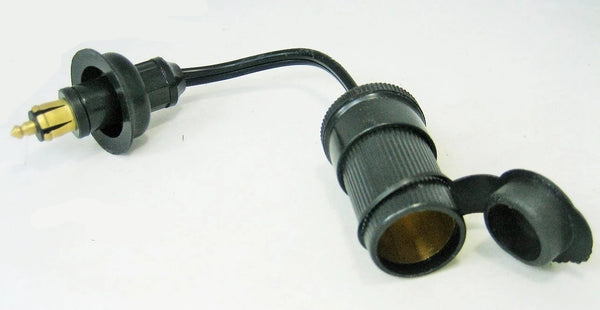 For Hella BMW Powerlet Plug Converter Adapter 12 Volt Socket Motorcycle German - 12-vtechnology