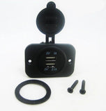 Waterproof Fits Sea Dog Double USB 12 Volt Power Socket 426502-1 Boat Charger Marine - 12-vtechnology
