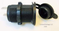 Waterproof Triple 12 Volt Accessory Plug Power Socket Lighter Outlet Jack Marine RV #3ck+V - 12-vtechnology