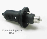 Waterproof Lighter Power Locking Socket Plug Skirt & Boot 12V Marine Motorcycle - 12-vtechnology