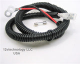 Rugged Accessory Plug Lighter Socket Outlet Receptacle 12 Volt Female Jack w/ Wires - 12-vtechnology
