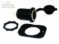 5x Cigarette Lighter And Accessory 12 V Motorcycle Marine Socket Power Outlet - 12-vtechnology