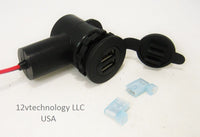 Motorcycle Accessory Socket Boot Terminal Cover Marine Plug Outlet 12V Lighter - 12-vtechnology