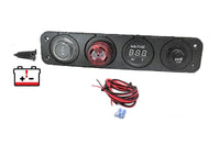 Fused Battery Bank Monitor Minder Low Voltage Discharge Alarm 12V Marine RV #BTM3HF
