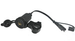 Handlebar BMW Hella Powerlet Plug Socket to SAE Battery Tender Cable Adapter Converter #chb+omnt+sbpn+saep