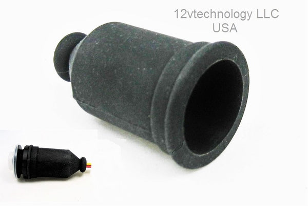 Bekwaam marge Heel boos Rubber Waterproof Straight Boot For 12V Plug Socket / Harness -Protect –  12vtechnology LLC