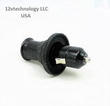 High Heat Fused Replacement Car Plug 12V w/Lead Wires 25A Heavy Duty Lighter Style #RPLGK/PBA