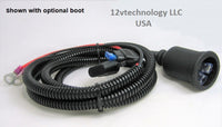 12V Custom Heavy Guage 14 AWG Length Wire Harness Cables / Loom  60", 120" 240" #hrn14-X