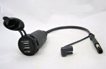 Highest Power SAE Cable to USB Charger Adapter Fast Charge 4.8 Amps Motorcycle #CP+SBPN+SAE1/CP