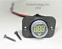 Accurate 12V DC Volt Meter Voltmeter Digital Battery Monitor Panel Calibrated #vmrhc-24