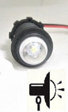 Blown Fuse Strobe Flashing Light Alarm Waterproof Panel 12V Bright White LED w/ Controller #LT6sw/LBL